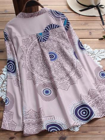 Digital printing V-neck large size shirt