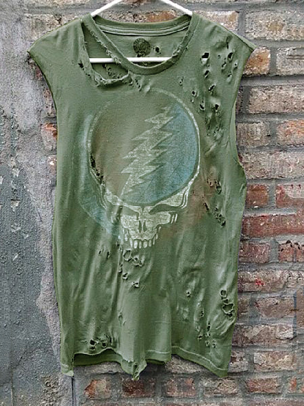 Ripped Graphic Plus Size Shirts