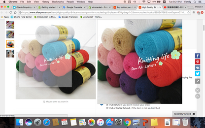 High Quality 8# Lace Cotton Yarn For Crocheting